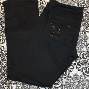 INC Black Denim Jeans